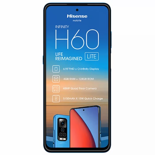 HISENSE MOBILE PHONE 4G, 7" OCTA CORE 4GB+128GB ANDROID 11 (H60 LITE)