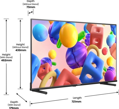 HISENSE QLED TV 32" SMART(FULL?HD) (32A5KQ)